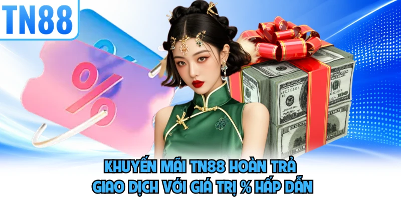 Khuyến mãi TN88 hoàn trả giao dịch với giá trị % hấp dẫn