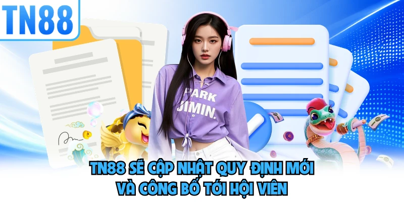 TN88 sẽ cập nhật quy định mới và công bố tới hội viên
